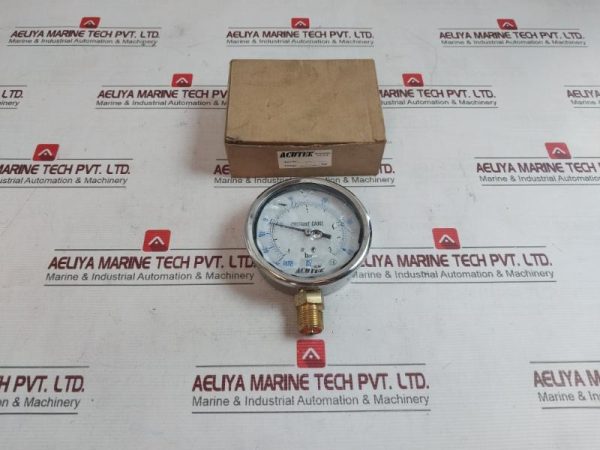 Acutek -1 To 3 Bar Pressure Gauge