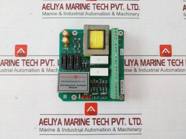 Advanced System 1651301 Arm Interlock-Antispill Module