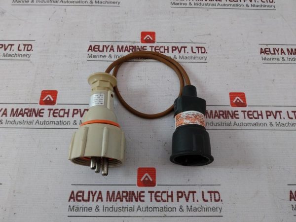 Bticino S2019ge Dual-Material Rubber Flying Plug 250v