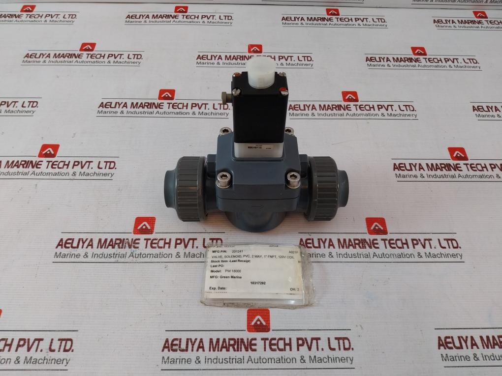 Burkert 142 A 25,0 Fkm Pv Way Pvc Solenoid Valve 120v