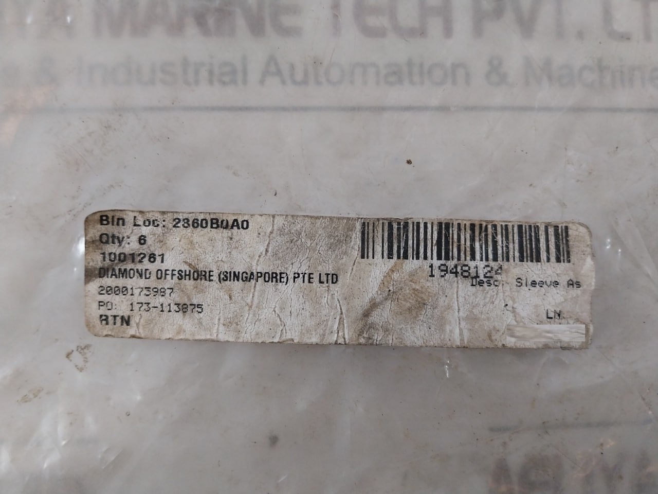 Caterpillar 194-8124 Sleeve Assembly - Image 8