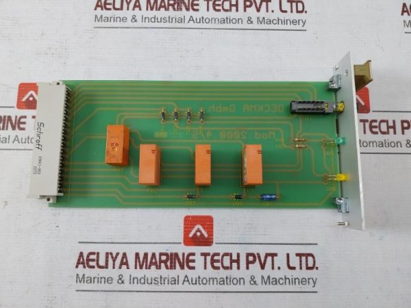 Deckma Mod. 2000. 45 Fire Alarm System Pcb Card