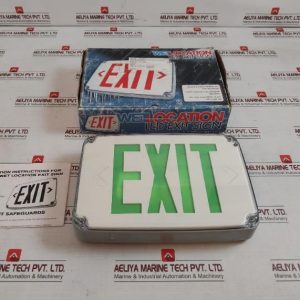 Emergency Lighting & Power Equipment Wlezxteu1ggem-Cw Wet Location Led Exit Sign 277v