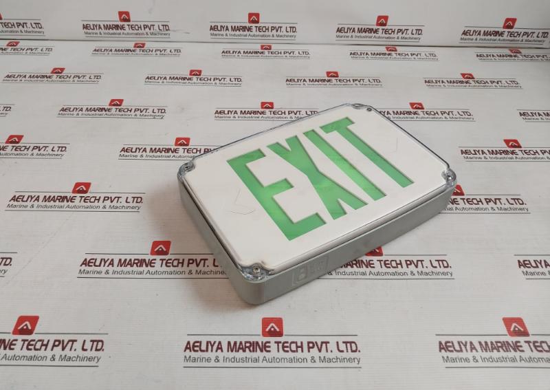 Emergency Lighting & Power Equipment Wlezxteu1ggem-Cw Wet Location Led Exit Sign 277v - Image 3