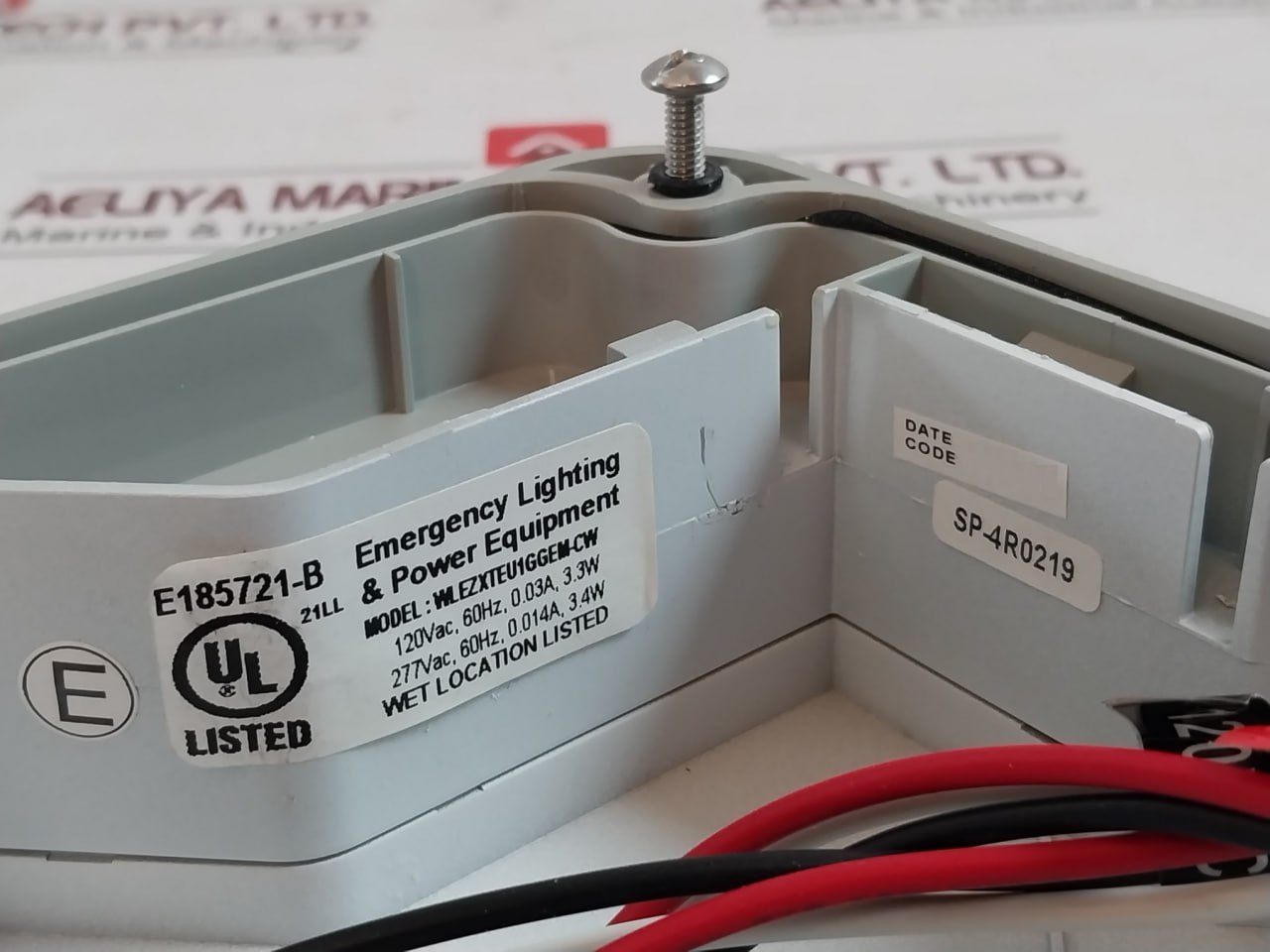 Emergency Lighting & Power Equipment Wlezxteu1ggem-Cw Wet Location Led Exit Sign 277v - Image 6