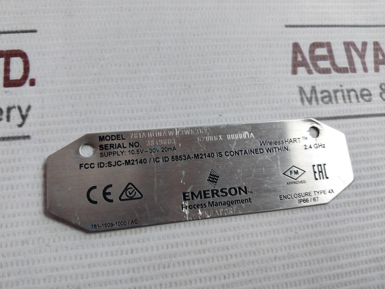 Emerson 781a1d1nawa3wk3g2 Transmitter Antenna 30v - Image 5
