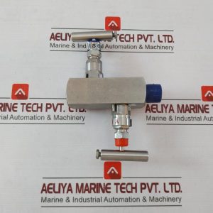 Excelock E377cb5-8f-8mnsie 2 Way Gauge Valve