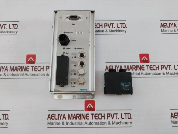 Festo Cp-Fb13-E Pneumatic Field Bus Node Module With Connector 24v