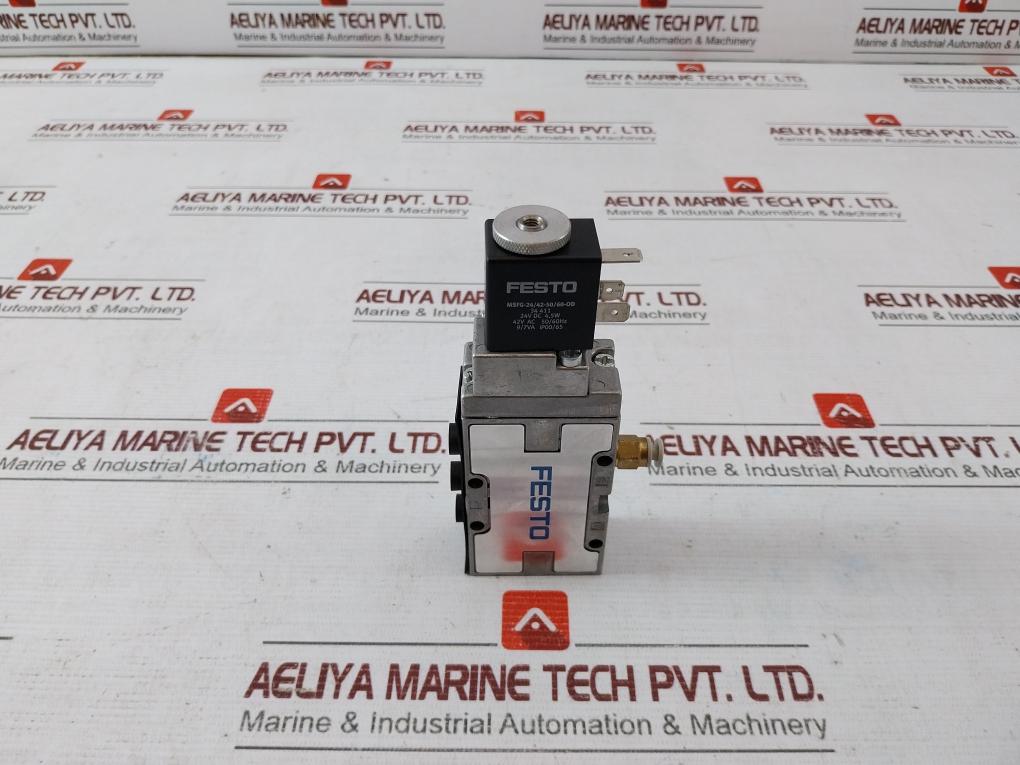 Festo Mfh-5-1/8-B Pneumatic Solenoid Valve 42v - Image 4