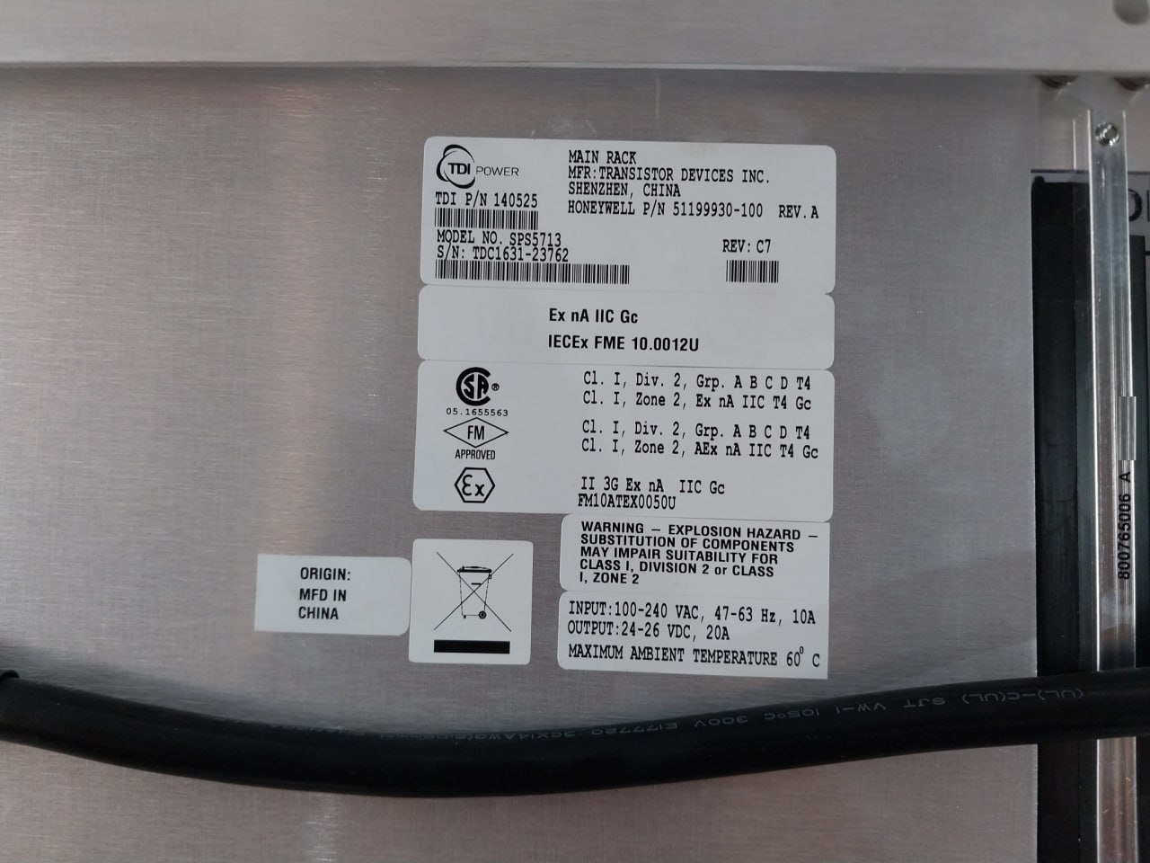 Honeywell Sps5713 Tdi Power Transistor Device 240v - Image 6