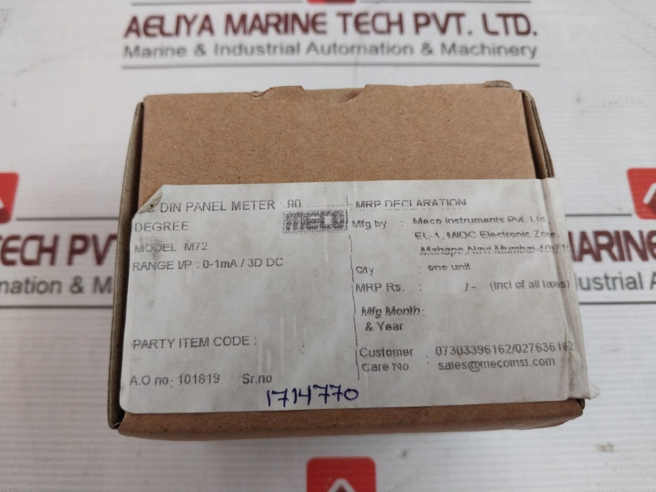 Meco M72 Voltmeter - Image 6