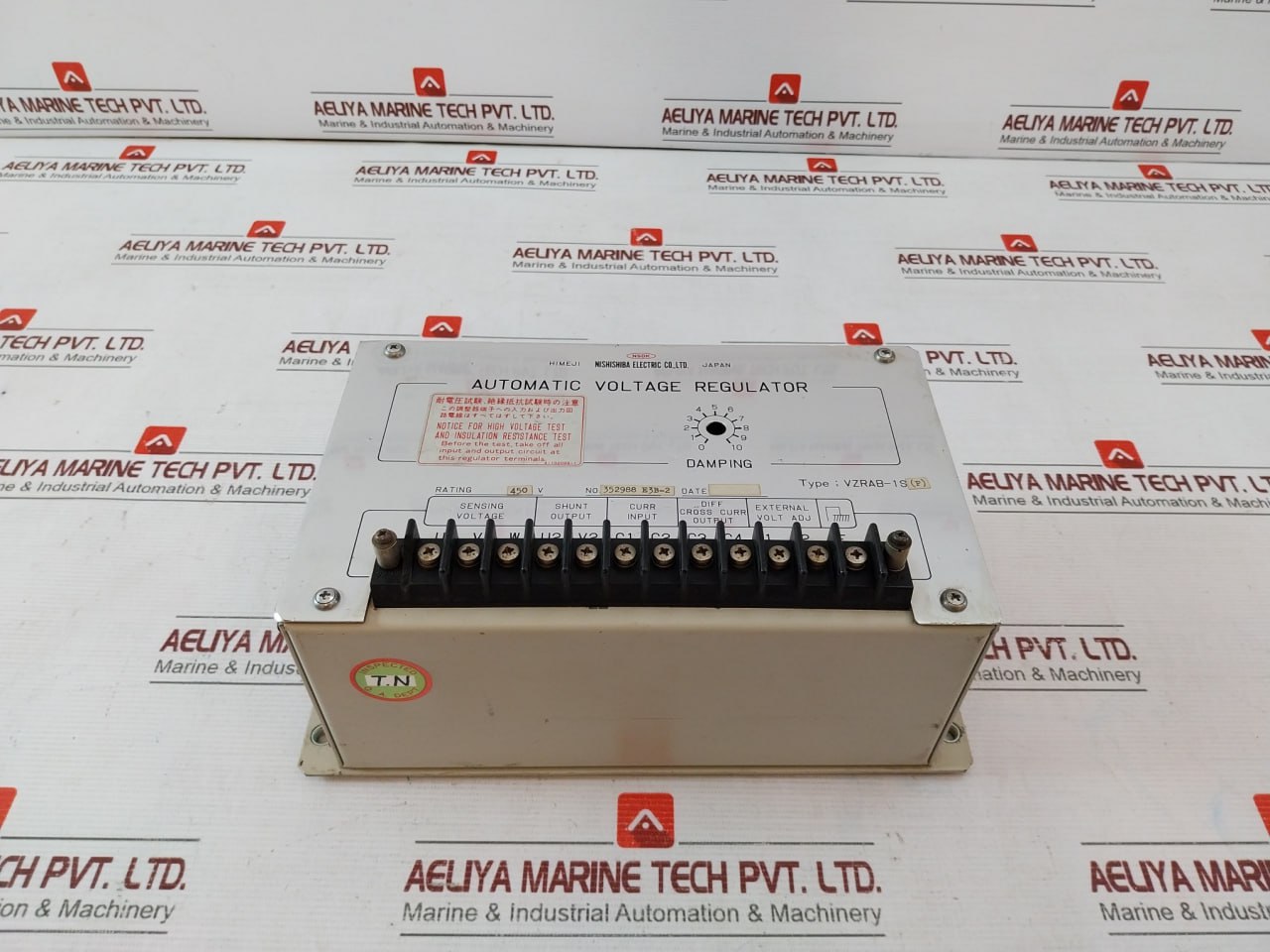 Nishishiba Electric Vzrab-1s(P) Automatic Voltage Regulator 450 V
