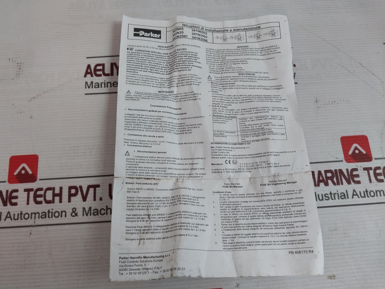 Parker 341n35 Solenoid Valve - Image 5