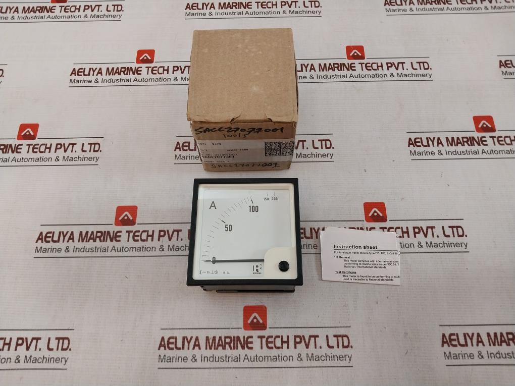 Rishabh Eq 96 Ampere Meter 850v