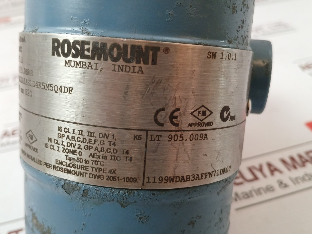 Rosemount Emerson 2051cd3a22a1as1d4k5m5q4df Pressure Transmitter 275 Psi - Image 7