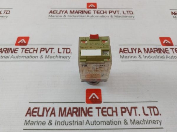 Rs 345-993 Plug In Power Relay 110v
