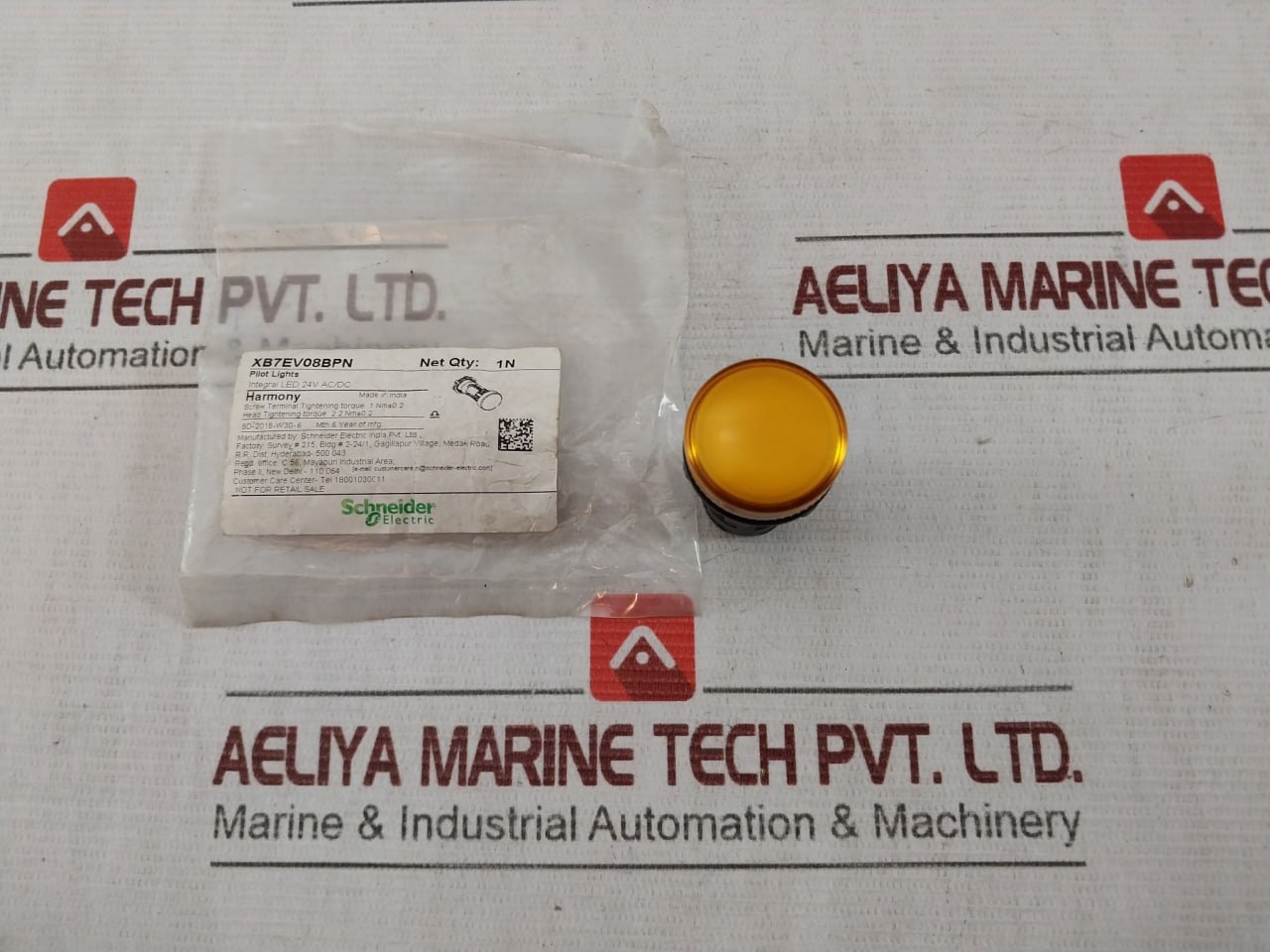 Schneider Electric Telemecanique Xb7ev08bpn Pilot Light 24v