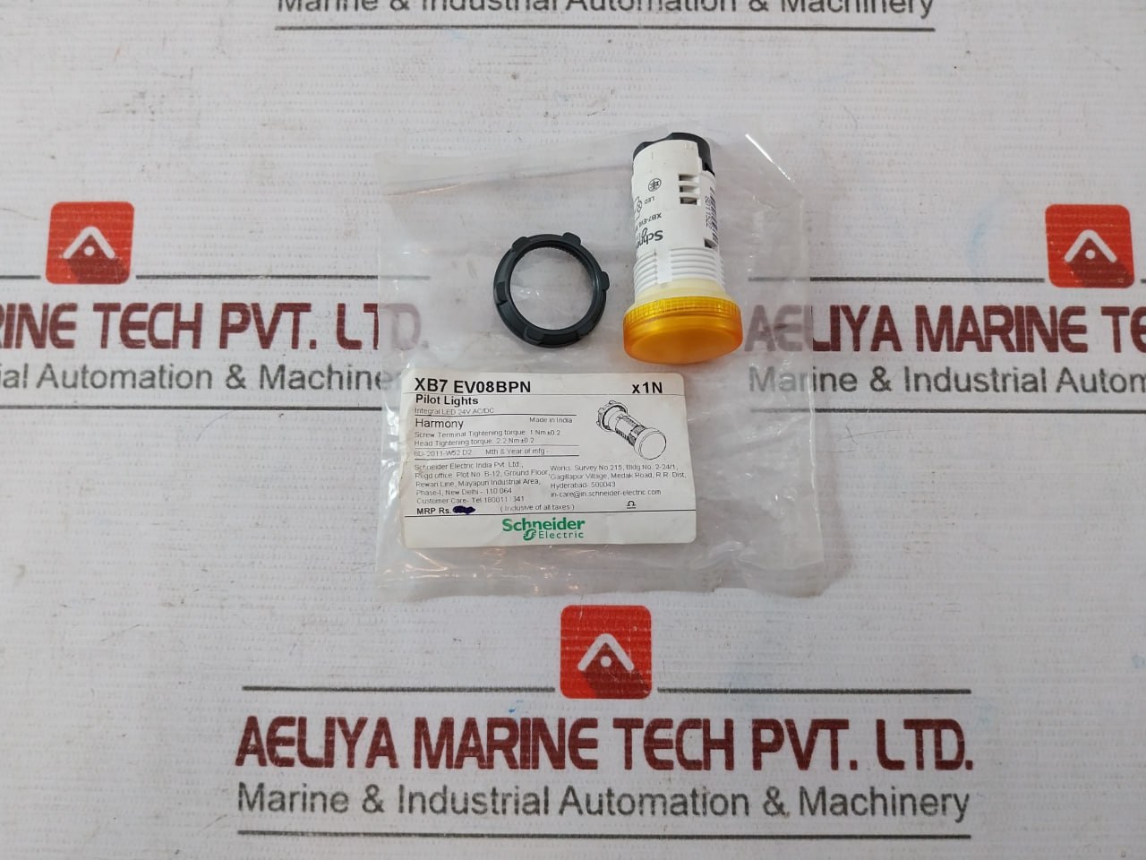 Schneider Electric Xb7ev08bpn Pilot Light 24v