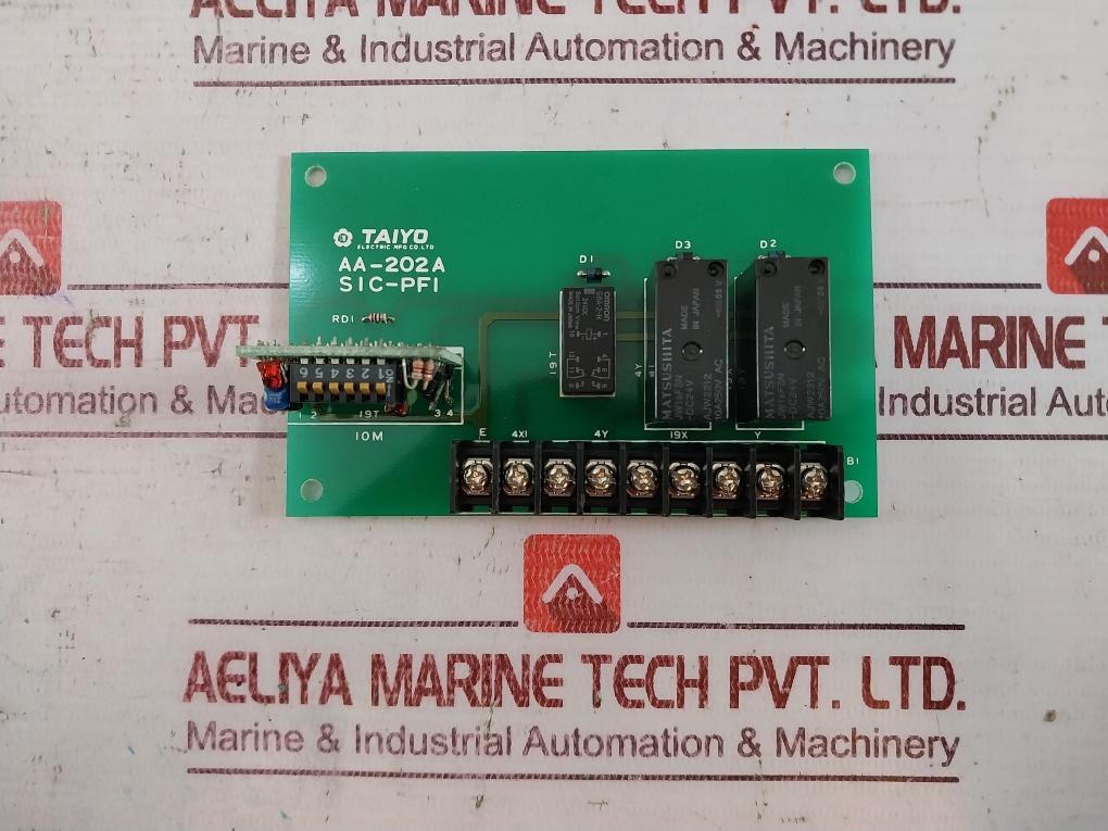 Taiyo Electric Aa-202a Sic-Pfi Pcb Card