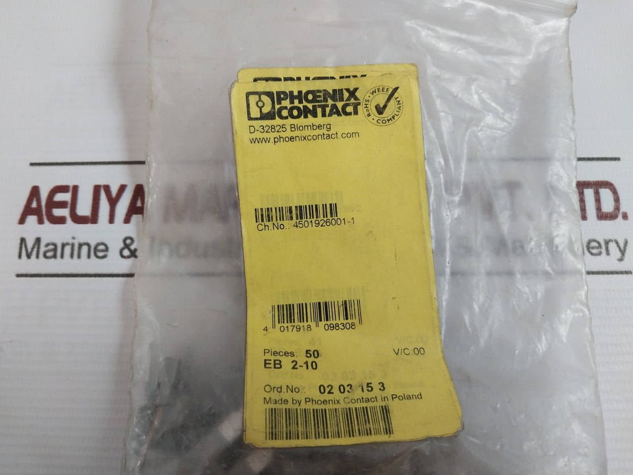 Phoenix Contact Eb 2-10 Insertion Bridge - Image 6