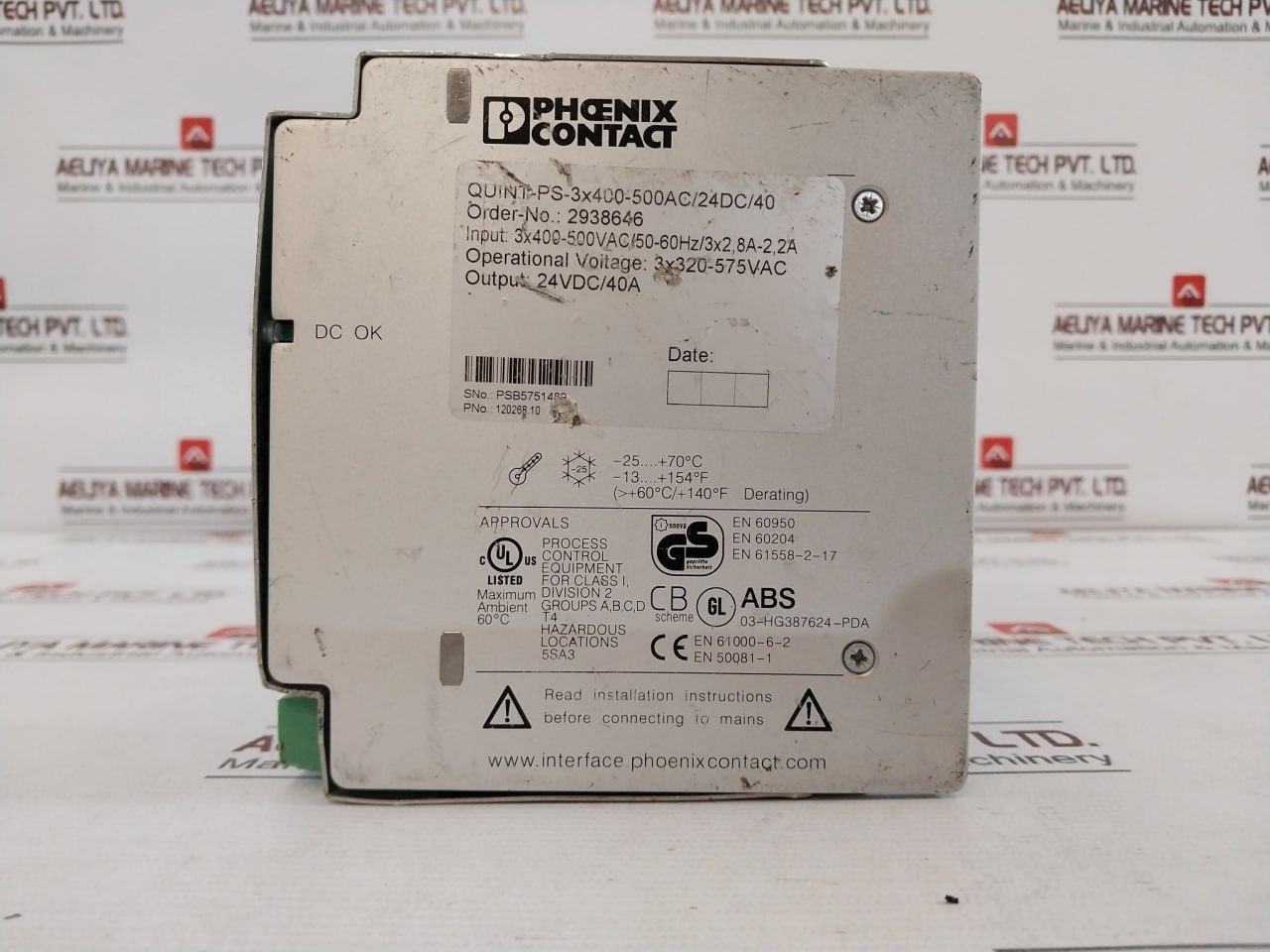 Phoenix Contact Quint-Ps-3x400- Quint Power Supply 28.5v - Image 5