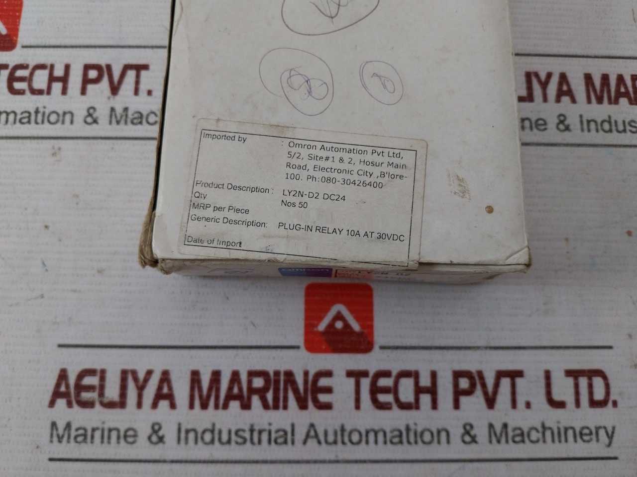 Omron Ly2n-D2 General Purpose Relay 240v - Image 5