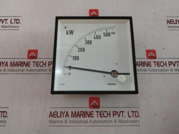 Gossen 1620p Analog Kilowatt Panel Meter 600v