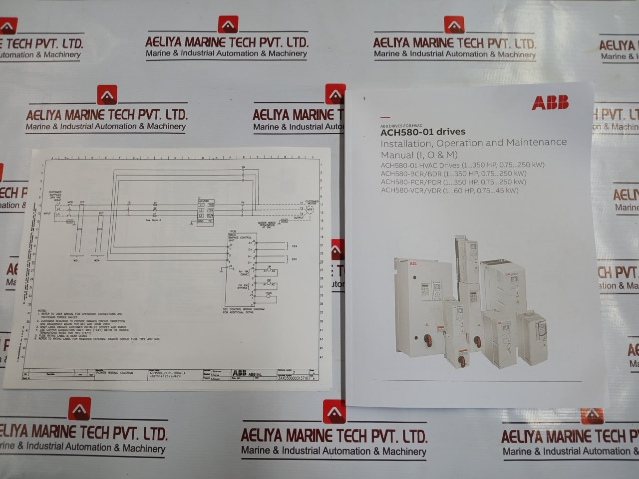 Abb Ach580-Bcr-124a-4+B056+F267 Drives For Hvac Enclosed Industrial Control Panel 480v - Image 5