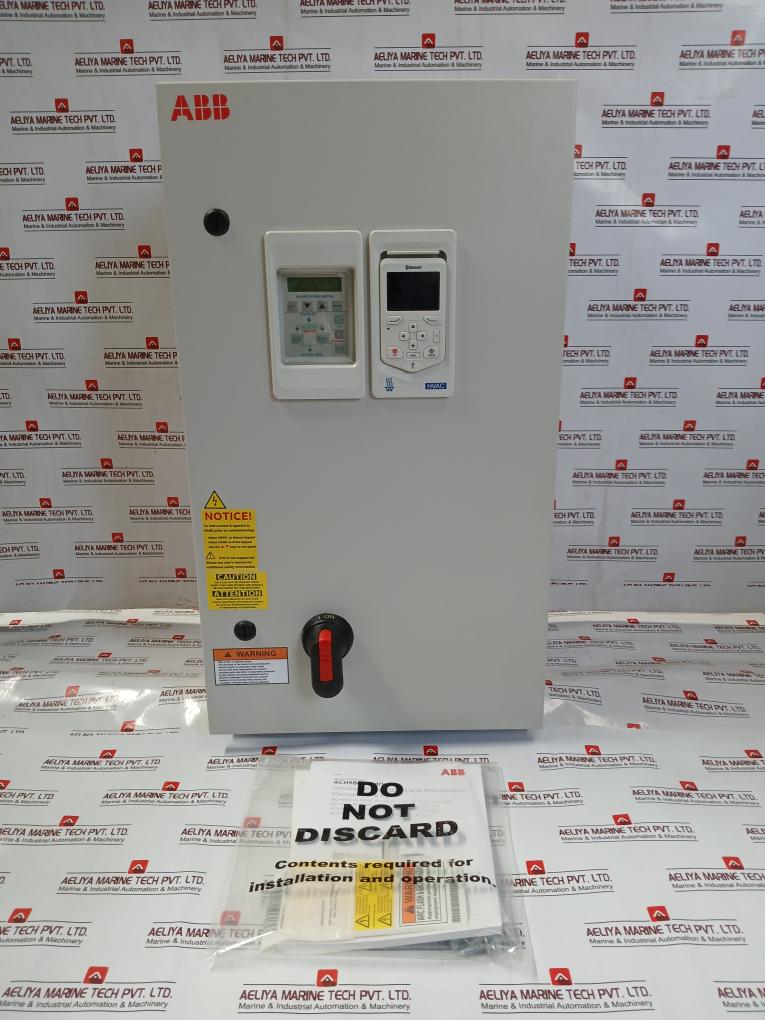Abb Ach580-Bdr-02a7- Drives Hvac Enclosed Industrial Control Panel 600 V