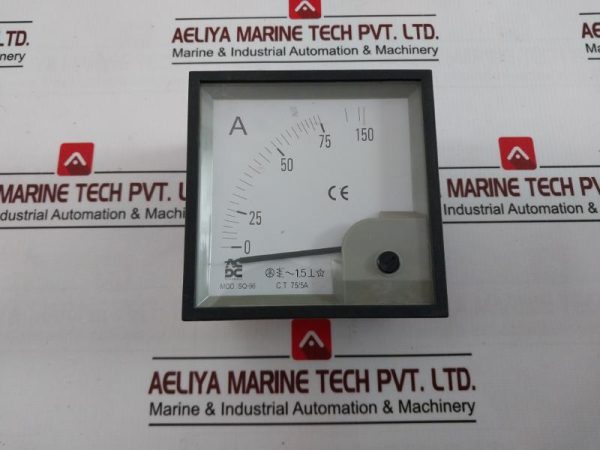 Acdc Dynamics Sq-96 Ammeter 150a