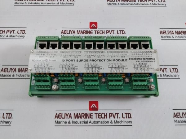 Advanced Systek 1131301 10 Port Surge Protection Module