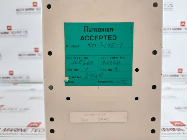 Autronica Km-2 Alarm And Monitoring System 600c - Image 5