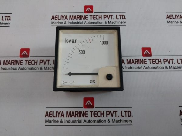 Deif 0-1000 Kvar Analog Voltage Meter 10v