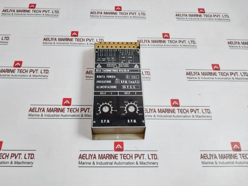 Grandi Motori Rt22s Rele TachimetricoTachometer Relay 24v