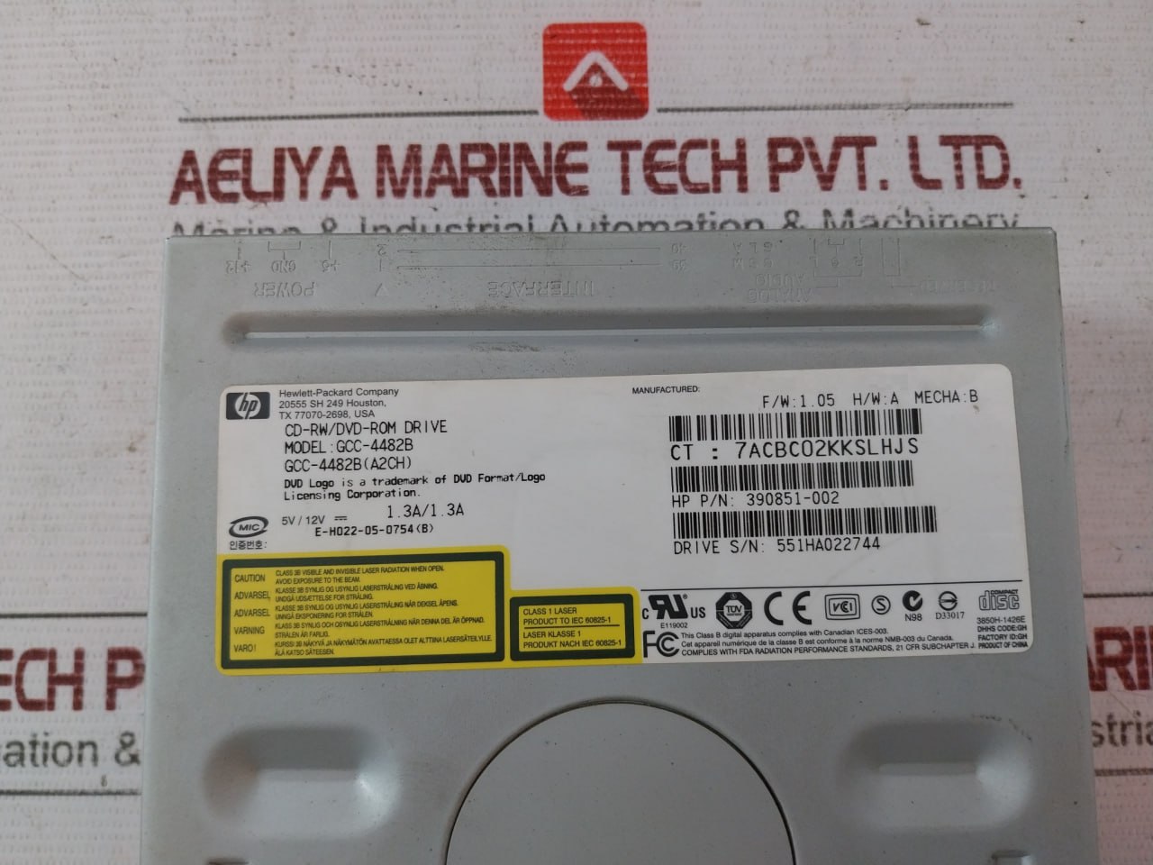 Hp Gcc-4482b Cd-Rw/Dvd-Rom Drive 12v - Image 7