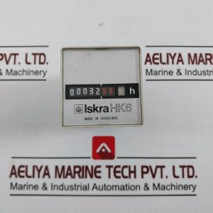 Iskra Hk6 Digit Electromechanical Totalizing Hour Meter Counter 220v