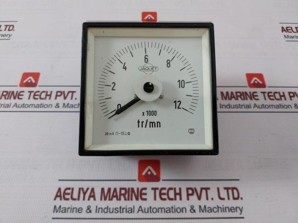 Jaquet 0-12 TrMn Panel Meter