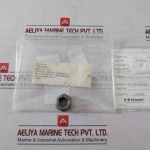 Kawasaki A87-1665-34 Self Lock Nut For L.P Flex Coupling