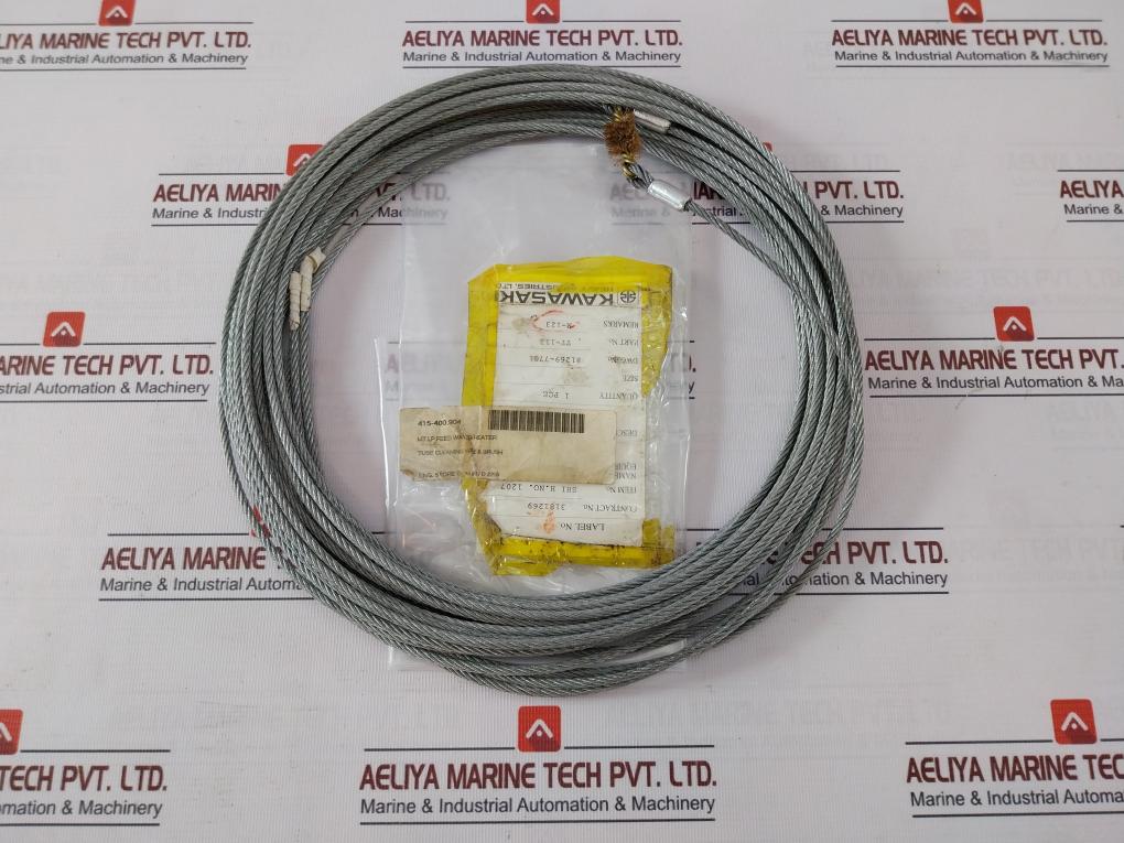 Kawasaki Tt-112 Tube Cleaning Wire & Brush For Mt Lp Feed Water Heater