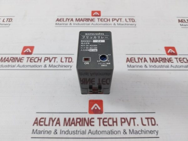 Matsushita Electric Bav851-24 Flicker Relay 220v