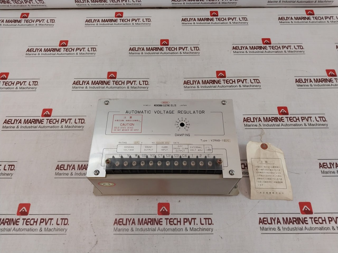 Nishishiba Electric Vzrab-1s(P) Automatic Voltage Regulator 450v