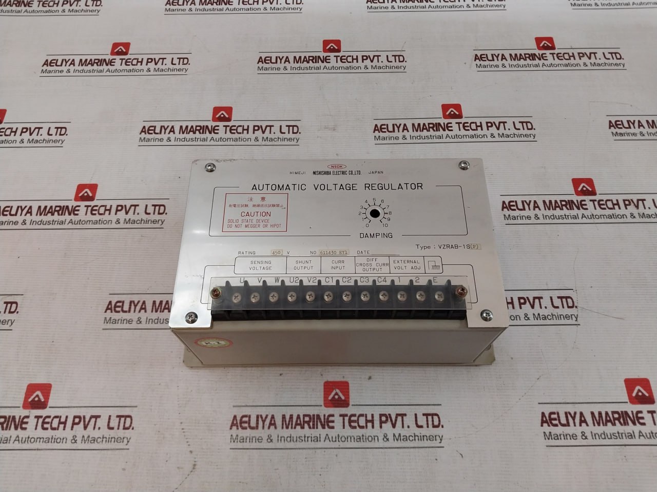 Nishishiba Electric Vzrab-1s(P) Automatic Voltage Regulator 450v - Image 6