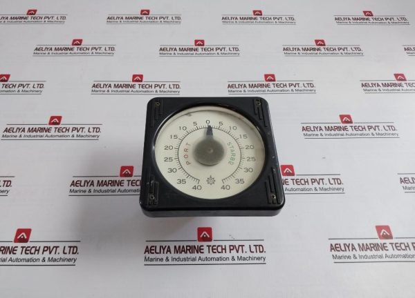 Osaka Nunotani Seiki 40-0-40 Rudder Angle Indicator Receiver 110v