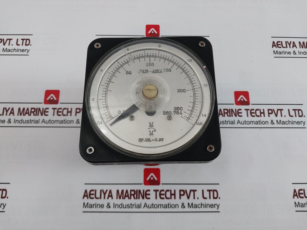 Pan-Asia Sp.Gr=0.98 D.C. Ammeter 500v