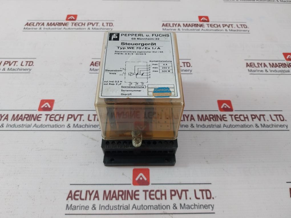 Pepperl+Fuchs We70Ex1A Control Unit 220v