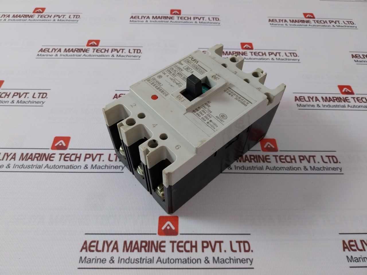 Pufa Dm1-100m/3300 Molded Case Circuit Breaker 690v - Image 6