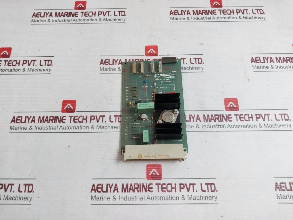 Rolf Janssen 228a Regler Fur IU Lader Rg 09 Pcb Card