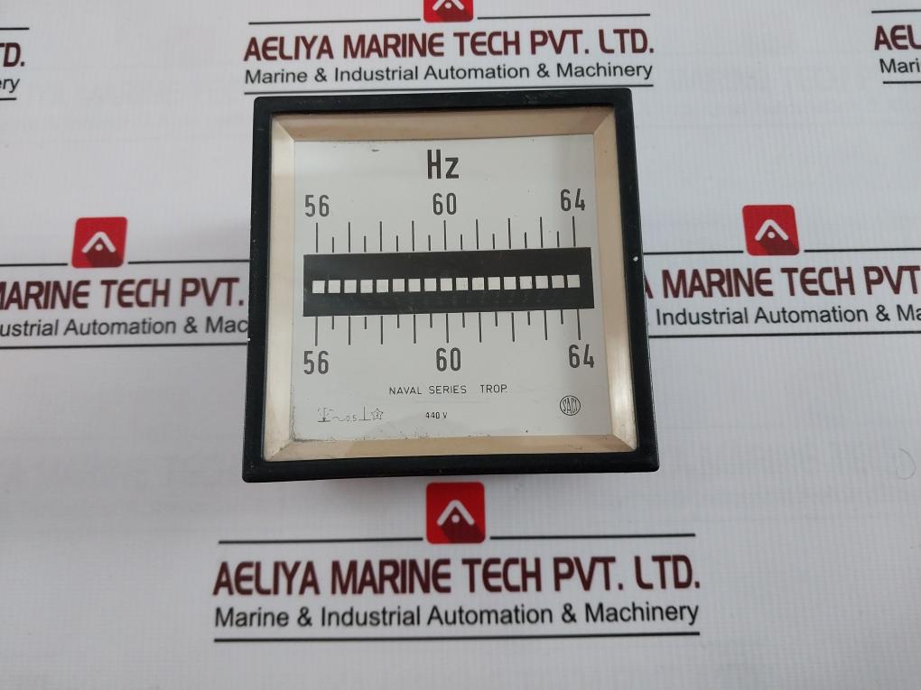 Saci 56-64 Hz Naval Series Frequency Meter 440v