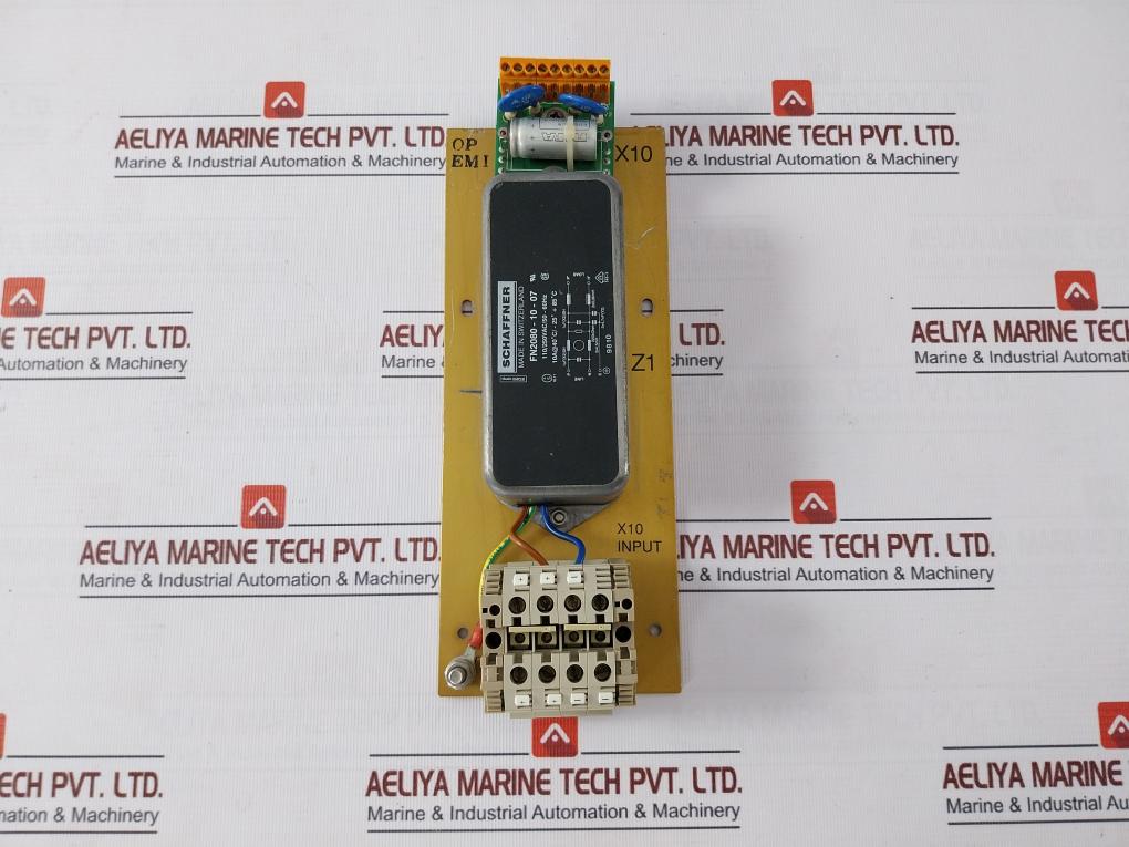 Schaffner Fn2080-10-07 Nor Control Ha444502a Pcb 250v - Image 3
