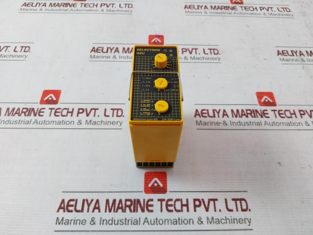 Selectron Gzu 30 Time Delay Relay 380v
